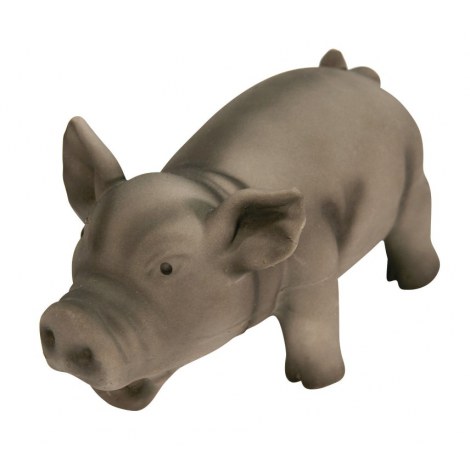 KERBL Zabawka dla psa, lateksowa świnka chrząkająca 15cm [82350] - 2