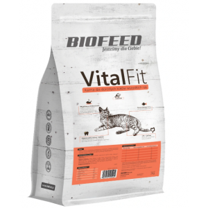 BIOFEED VitalFit - dorosłe koty wszystkich ras z łososiem 2kg