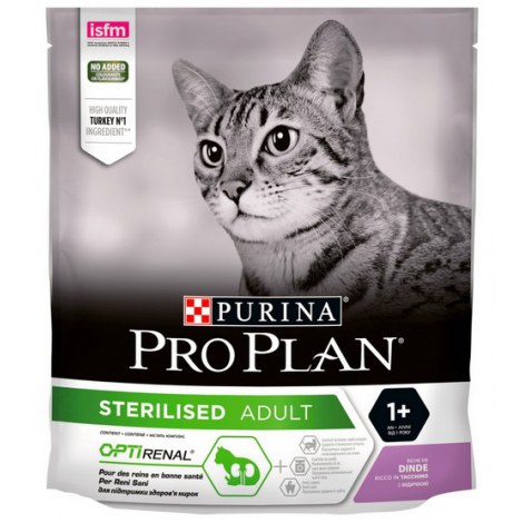 Purina Pro Plan Cat Sterilised Renal Adult Indyk 400g - 2