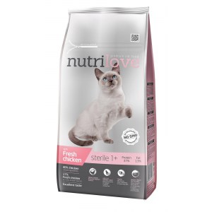 NUTRILOVE Premium dla kota STERILE ze świeżym kurczakiem 7kg [11465]