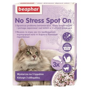 BEAPHAR NO STRESS SPOT ON CAT 0,4ML - 3 pipety dla kotów