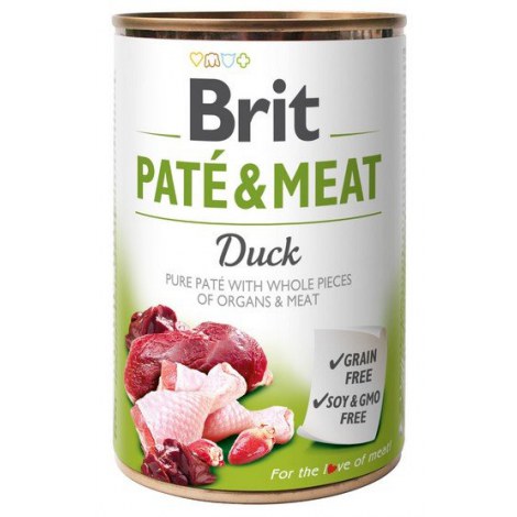 Brit Pate & Meat Dog Duck puszka 800g - 2