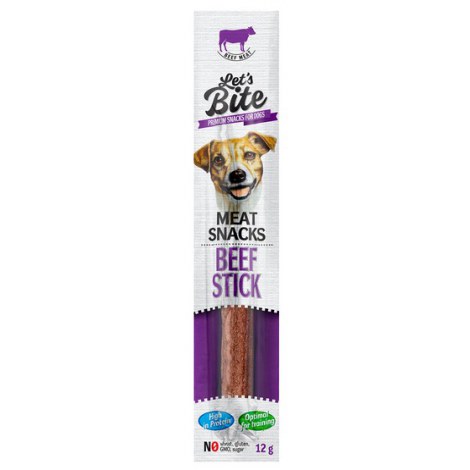 Let's Bite Meat Snacks Beef Stick 12g