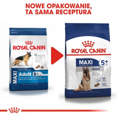 Royal Canin Maxi Adult 5+ karma sucha dla psów starszych, od 5 do 8 roku życia, ras dużych 15kg - 3
