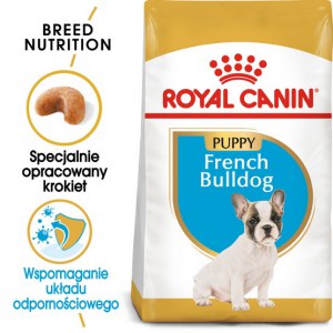 Royal Canin French Bulldog Puppy karma sucha dla szczeniąt do 12 miesiąca, rasy buldog francuski 3kg