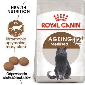 Royal Canin Ageing +12 Sterilised karma sucha dla kotów dojrzałych, sterylizowanych 400g