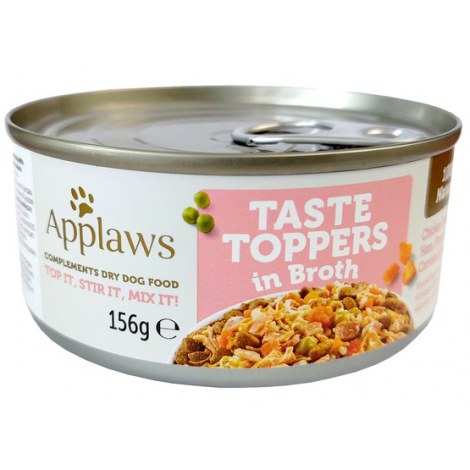 Applaws Dog Taste Toppers puszka z kurczakiem, szynką i warzywami 156g - 2