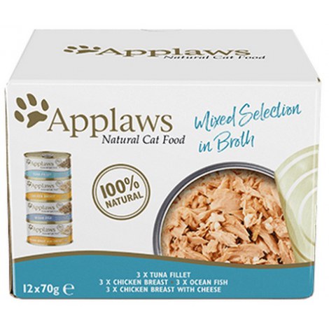 Applaws puszki dla kota Multipack Mixed 12x70g