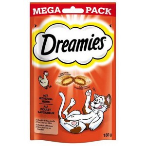 Dreamies Kurczak Mega Pack - przysmak dla kota 180g