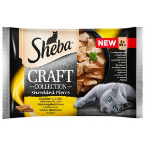 Sheba Craft Collection Smaki drobiowe saszetki 4x85g