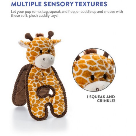 Petstages Cuddle Tugs Żyrafa 38cm PS69592 - 2