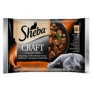 Sheba Craft Collection Soczyste smaki saszetki 4x85g