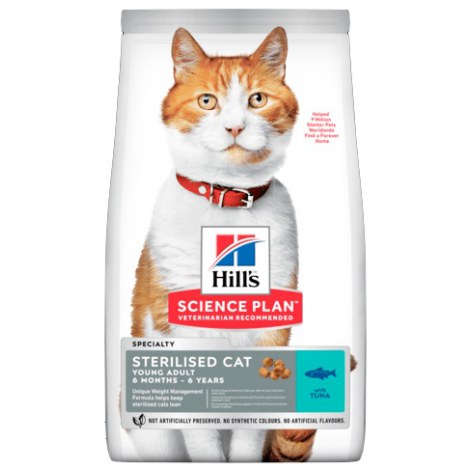 Hill's Science Plan Feline Young Adult Sterilised Cat Tuńczyk 3kg