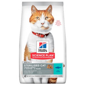 Hill's Science Plan Feline Young Adult Sterilised Cat Tuńczyk 3kg