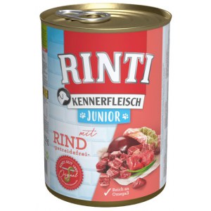 Rinti Kennerfleisch Junior Rind pies - wołowina puszka 400g