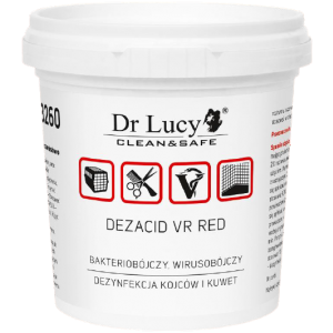 DR LUCY Preparat bakterio-, wiruso- i grzybobójczy w proszku [Dezacid VR red] 150g