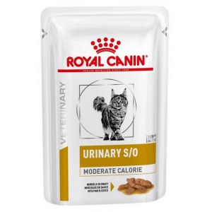 Royal Canin Veterinary Diet Feline Urinary S/O Moderate Calorie saszetka 85g