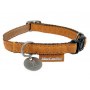 Zolux Obroża regulowana Mac Leather 10mm Żółta [522030JA] - 3