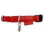 Zolux Obroża regulowana Mac Leather 10mm Czerwona [522030RO] - 3