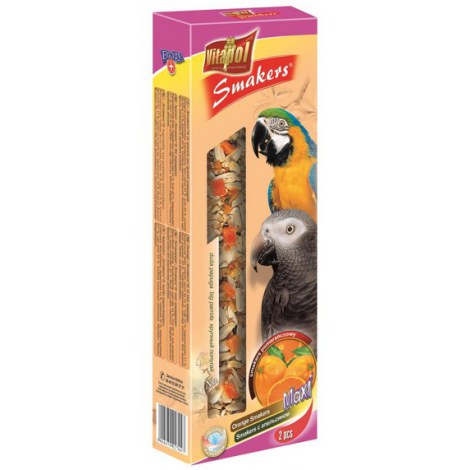 Vitapol Smakers dla dużych papug - pomarańczowy 2szt [2704] - 2