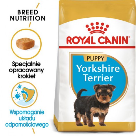 Royal Canin Yorkshire Terrier Puppy karma sucha dla szczeniąt do 10 miesiąca, rasy yorkshire terrier 7,5kg