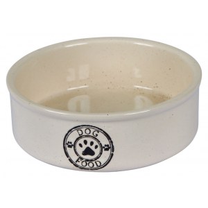 KERBL Miska ceramiczna Dog Food 0,5 L ,beżowa [81324]