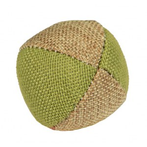 KERBL Zabawka piłka z naturalnego lnu, 4,5 cm [81645]