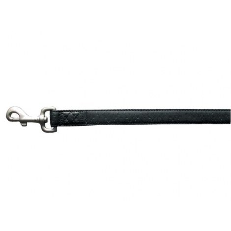 Zolux Smycz Mac Leather 15mm/1.2m Czarna [522015NO] - 2
