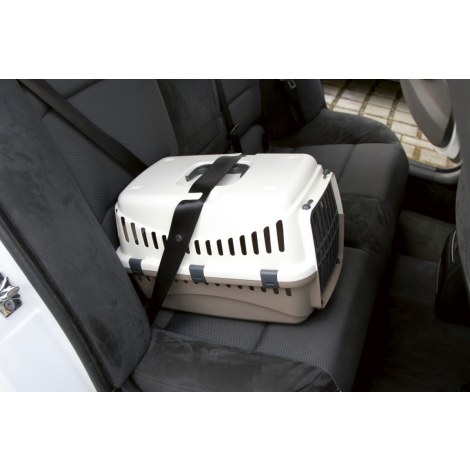 KERBL Klatka transportowa Expedion 1, kremowa/ciemnobrązowa 10 kg [81346] - 2