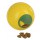 KERBL Zabawka rozwijająca dla kota Snack Ball, żółta 7,5cm [81642]