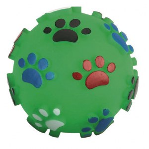 KERBL Zabawka dla psa, piłka w łapki, piszcząca 10cm [83516]