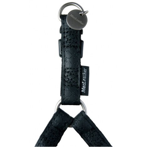 Zolux Szelki regulowane Mac Leather 10mm Czarne [522050NO] - 3