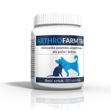 ARTHROFARM - Mieszanka paszowa uzupełniająca dla psów i kotów 50szt