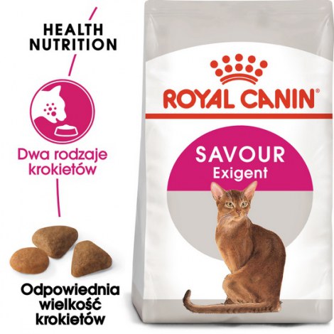 Royal Canin Exigent Savour Sensation karma sucha dla kotów dorosłych, wybrednych, kierujących się teksturą 10+2kg gratis - 2