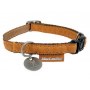 Zolux Obroża regulowana Mac Leather 20mm Żółta [522040JA] - 3