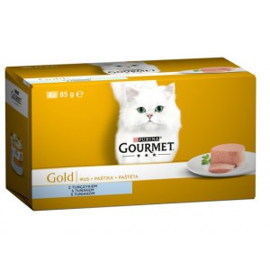 Gourmet Gold Mus z Tuńczykiem puszka 4x85g
