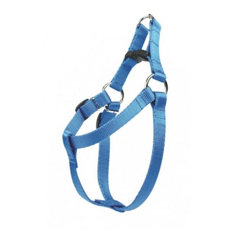 CHABA Szelki Regulowane gładkie 1 obw. 40 cm - niebieskie