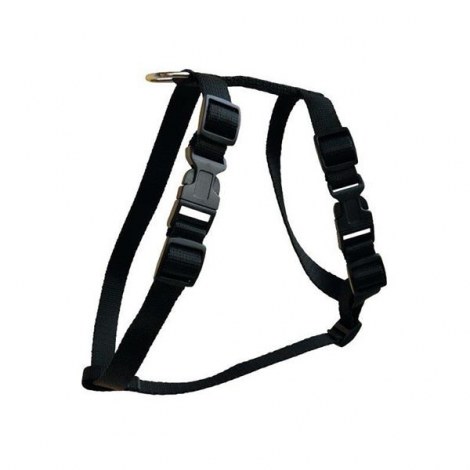 CHABA Szelki Regulowane gładkie Okrągłe 4 obw. 20mm/55 cm- czarne