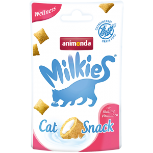 ANIMONDA Milkies Crunchy Pillows Wellness przysmak dla kota 30g