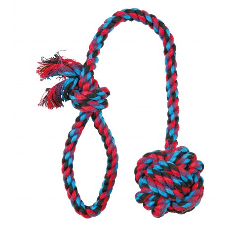 TRIXIE PIŁKA DO GRY - SZNUREK 7/50cm [TX-3269] - 4