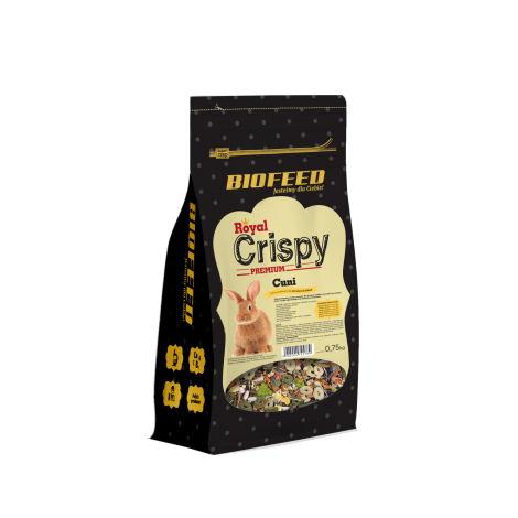 BIOFEED Royal Crispy Premium Cuni 750g - dla królików