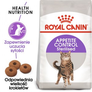 Royal Canin Sterilised Appetite Control karma sucha dla kotów dorosłych, sterylizowanych, z apetytem 4kg