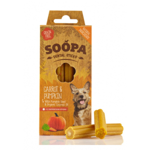 SOOPA Dental STICKS Pumpkin & Carrot (dynia i marchew) 100g