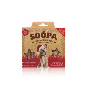 SOOPA Selection BOX Cranberry & Sweet Potato (żurawina i słodki ziemniak) 150g