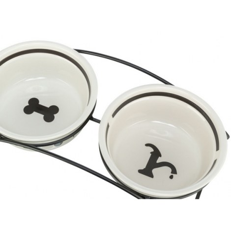 Trixie Miski ceramiczne 0,6L na stojaku [24641] - 3