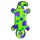 Outward Hound Invincibles Gecko green 4 piszczałki [32072]