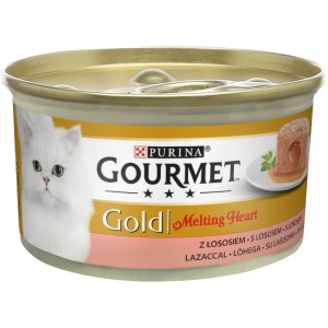 GOURMET GOLD - Melting Heart z łososiem 85g