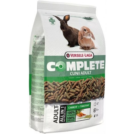 VERSELE LAGA Cuni Adult Complete - ekstrudat dla dorosłych królików miniaturowych [461402] 8kg + 800g GRATIS