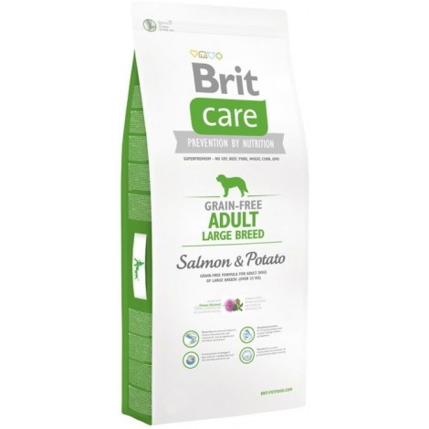 BRIT CARE GRAIN-FREE ADULT LARGE BREED SALMON & POTATO 3 kg