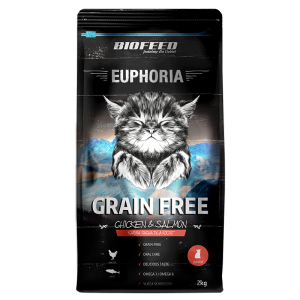 BIOFEED Euphoria JUNIOR CAT Grain Free Chicken&Salmon 300g